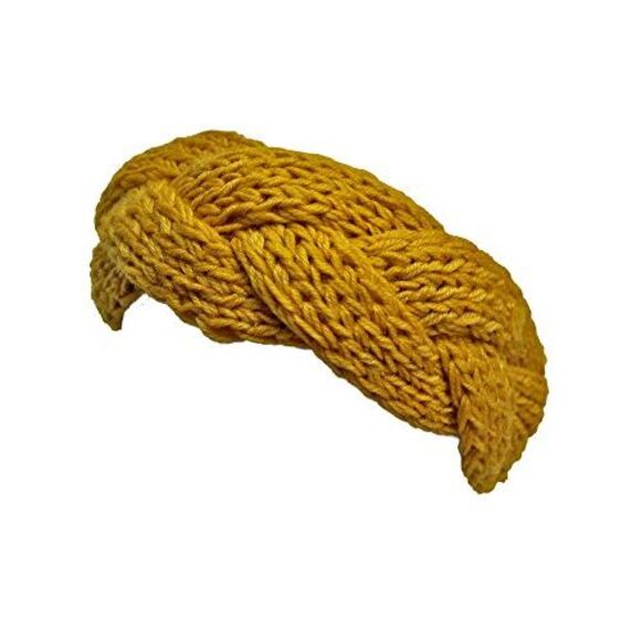 Soft Knit Braid Ear Covering Headband - Picture 4 of 6